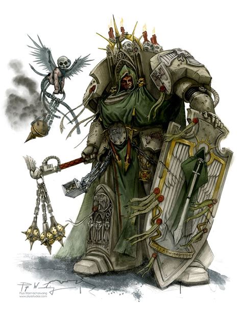 Deathwing Knight Master by Piya Wannachaiwong | Warhammer dark angels ...