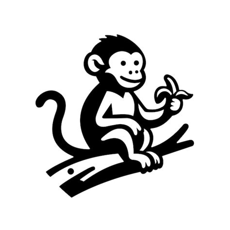 Premium Vector | Monkey vector logo