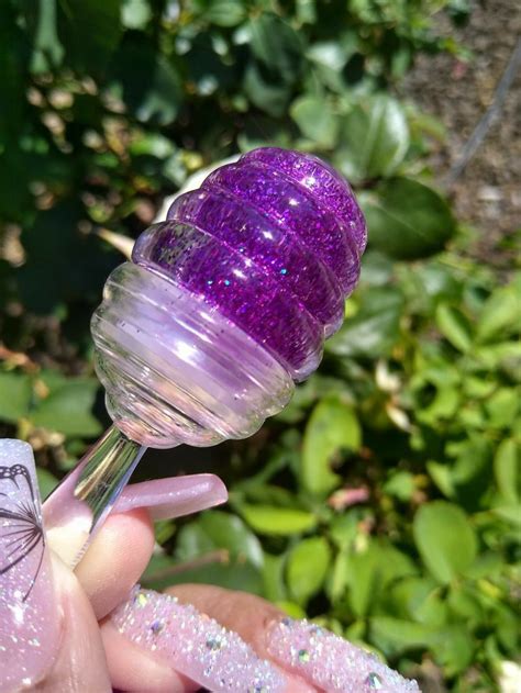 Purple Lip Gloss, Glitter Lip Gloss, Purple Lips, Glitter Lips, Purple Glitter, Lip Gloss Balm ...