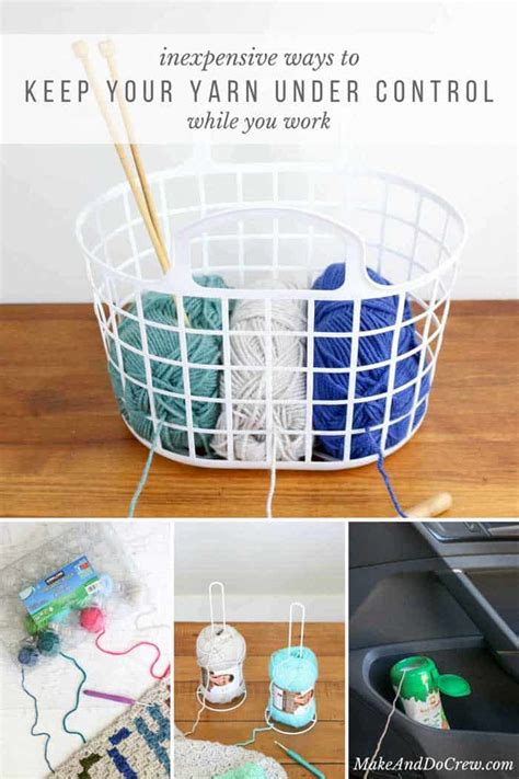 Make Your Own Yarn Holders With Stuff You Have at Home » Make & Do Crew