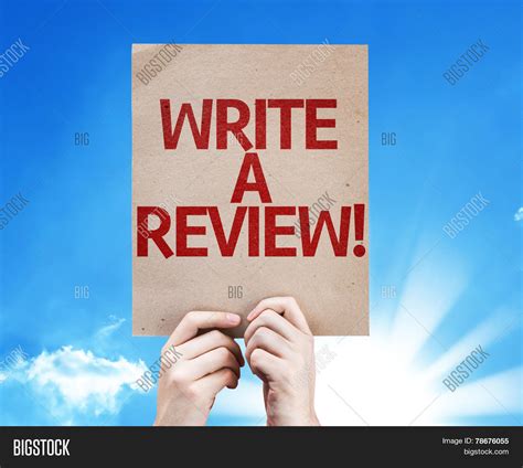 Write Review Card Image & Photo (Free Trial) | Bigstock