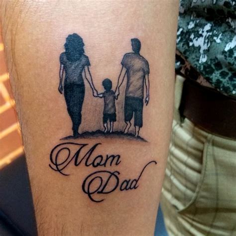 Mom & Dad Tattoos. | Dad tattoos, Mom dad tattoos, Mom dad tattoo designs