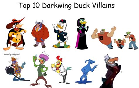 Top 10 Darkwing Duck Villains by briancabillan on DeviantArt