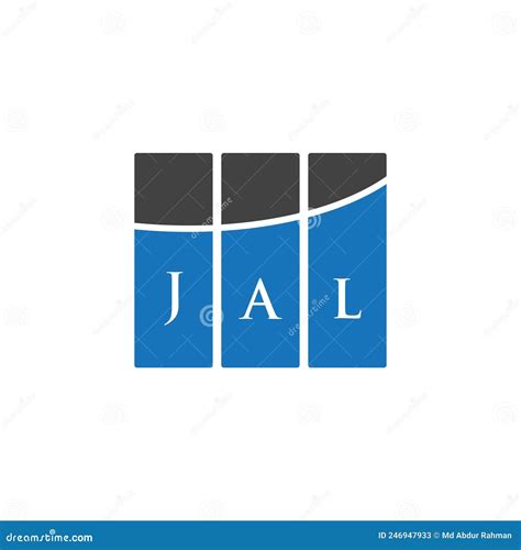 JAL Letter Logo Design on WHITE Background. JAL Creative Initials Letter Logo Concept. JAL ...