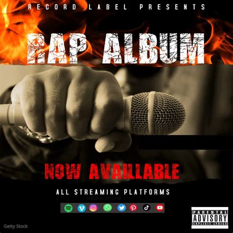 RAP ALBUM COVER TEMPLATES | PosterMyWall