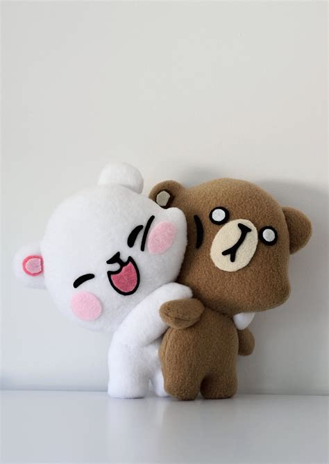 Milk and Mocha Plush Toys - Anniversary Gift - Christmas Gift - Gift ...