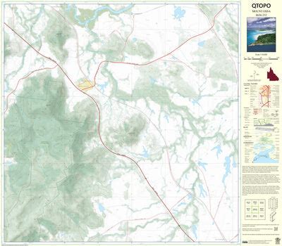 Mount Ossa (8656-232) Map by Department of Resources | Avenza Maps