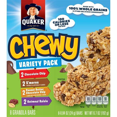 NEW QUAKER CHEWY GRANOLA BARS