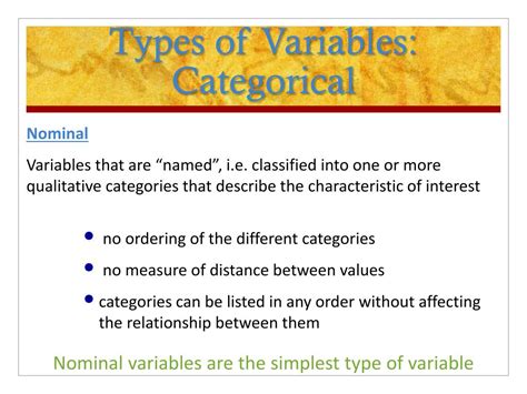 PPT - Types of Variables PowerPoint Presentation, free download - ID:5259648