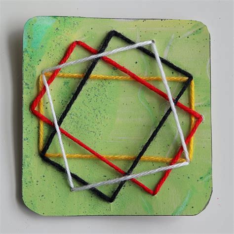Create With Mom: Geometric Designs with String Art