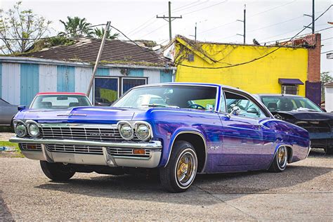 1965 Chevy Impala Super Sport Driver Side Front View - Lowrider