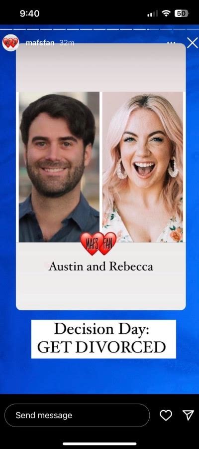 ‘MAFS’ Season 17 Spoiler: Are Austin And Rebecca Still Married? – Daily News