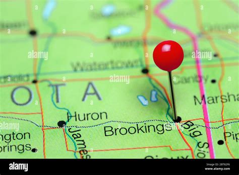 Brookings south dakota map hi-res stock photography and images - Alamy