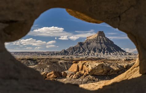 Wallpaper Utah, USA, Utah, Wayne County, Factory Butte images for desktop, section природа ...