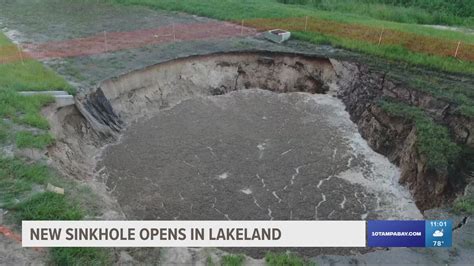 55-foot-wide sinkhole opens in Lakeland | wtsp.com