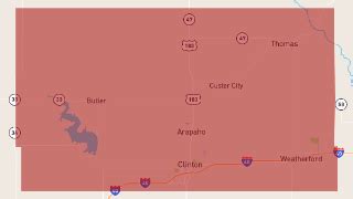 Oklahoma Custer County - AtlasBig.com