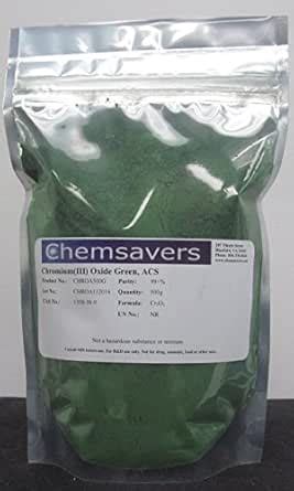 Chromium(III) Oxide Green, ACS, 99+%, 500g: Amazon.com: Industrial & Scientific