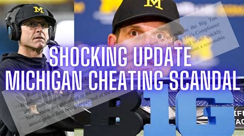 A Shocking Update To The Michigan Football Cheating Scandal! - YouTube