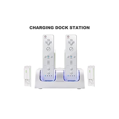 Ceenwes Wii Remote Charger Upgrade Version Wii Charging Station 4 in 1 ...