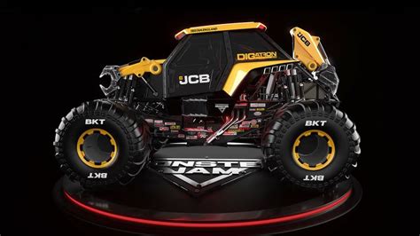 JCB DIGatron Monster Jam Truck Is A JCB Backhoe-inspired Monster Truck! | Monster jam, Monster ...