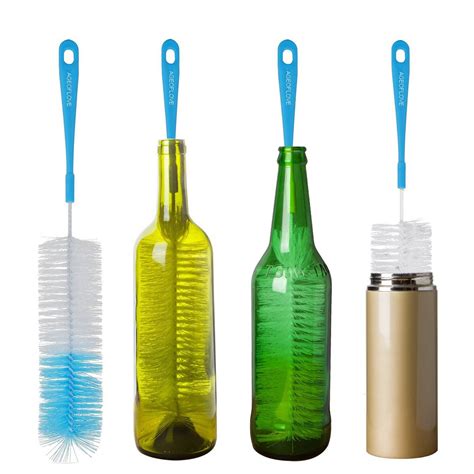 16" Long Bottle Brush Cleaner for Washing Wine, Beer, Swell, Decanter,... | eBay