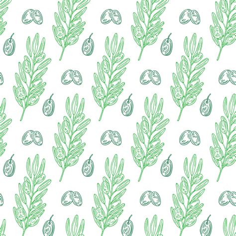 Pattern with olive branches. Retro decorative texture background for textile,paper,labels and ...