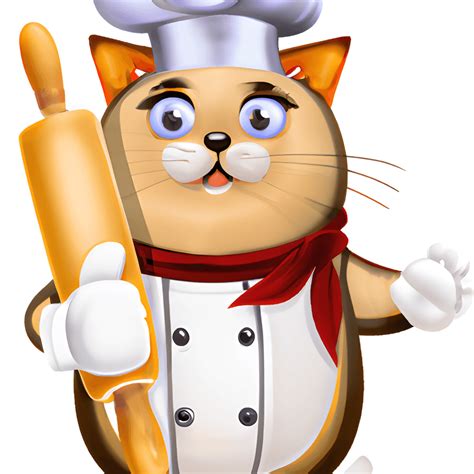 Realistic Cartoon Cat Chef · Creative Fabrica