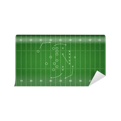 Wall Mural american football field background - PIXERS.UK