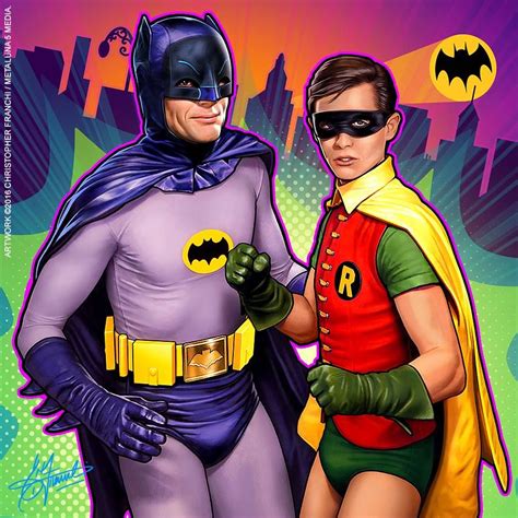 Batman and Robin by C.Fanchi | Batman comic cover, Batman tv show ...