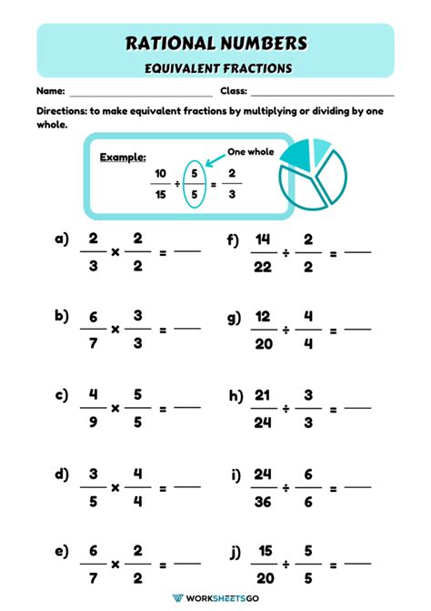 Rational Numbers Worksheets | WorksheetsGO