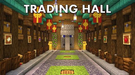 Minecraft Trading Hall Designs - Design Talk