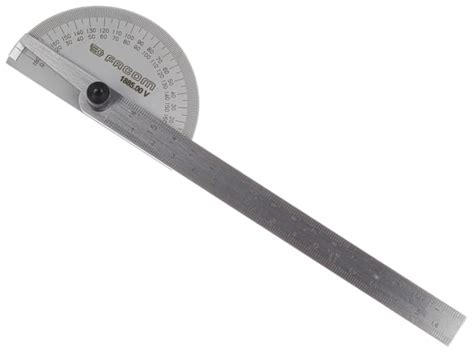 1885.00 Facom | Facom 180° Metric Bevel Depth Gauge Protractor, 170 mm Stainless Steel Blade ...