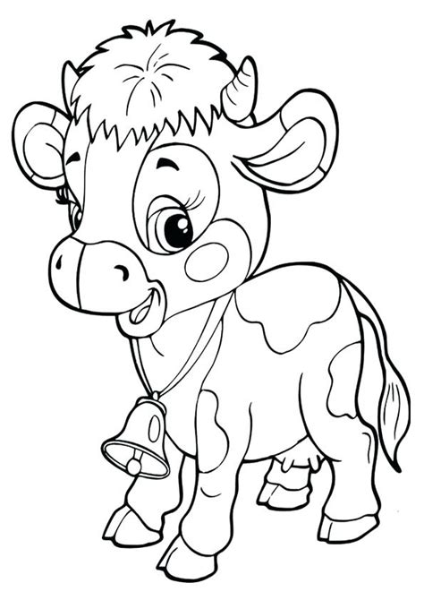 Realistic Cow Coloring Pages at GetColorings.com | Free printable colorings pages to print and color