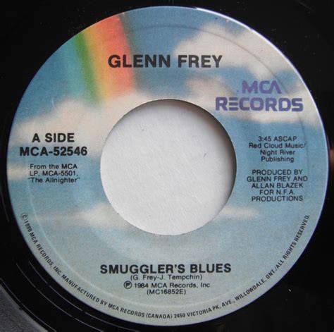 Glenn Frey - Smuggler's Blues (1985, Vinyl) | Discogs