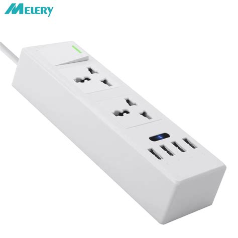 Power Strip Surge Protector 2 AC Universal Outlets Electrical Plug ...