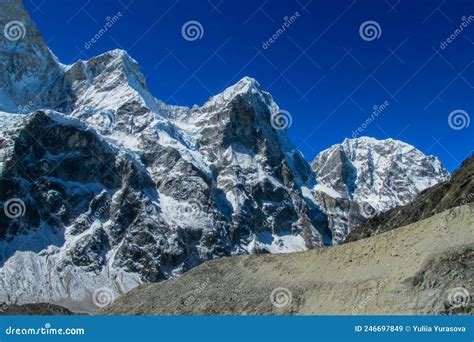 Himalayas Glaciers Trek, EBC Nepal Trekking Stock Image - Image of himalayas, nepali: 246697849