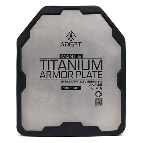 Titanium Armor Plate - Mantis - Durable Level 3+ / RF2 protection