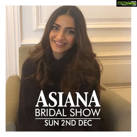 Sonam Kapoor Instagram - Hello Birmingham! I’ll be Live at the Asiana ...