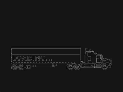 Truck Loading Animation by Sarah Brockett for Atomic Object on Dribbble