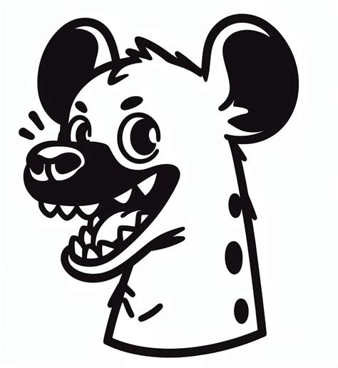 Laughing Hyena coloring page - Download, Print or Color Online for Free