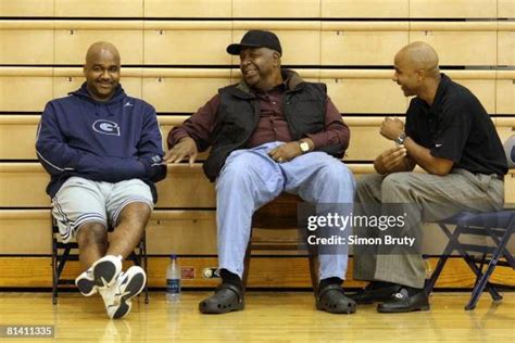 View of Thompson Family Georgetown coach John Thompson III, father... News Photo - Getty Images