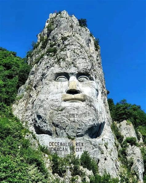 Rock Sculpture of Decebalus; The tallest in Europe