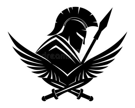 Spartan black sign. Spartan black sign on a white background , # ...