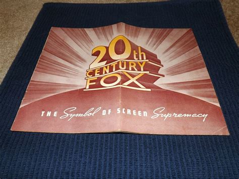 Vintage Appr 1940 20th Century Fox Studio Tour Guide Brochure - Movietone City | #3395393939