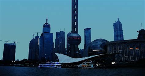 Stock Pictures: Shanghai Skyline by night