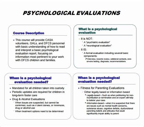 Psychiatric Evaluation Form Template | Free Design Template for Your Work