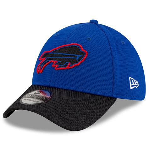 Men's New Era Royal/Black Buffalo Bills 2021 NFL Sideline Road 39THIRTY ...