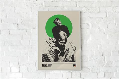 Andre 3000 Poster Hip Hop Wall Art Hip Hop Decor Outkast - Etsy