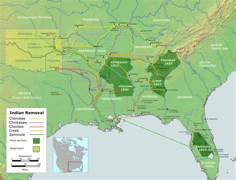 The Five Civilized Tribes - Removal of the Natives