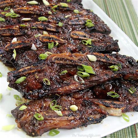 Korean Barbecue Beef Short Ribs